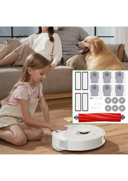 Qs/q Maxv/q Pro Robot Süpürge Ana Yan Fırça Hepa Filtreler Paspas Bezi Toz Torbaları (Yurt Dışından) indirimleri