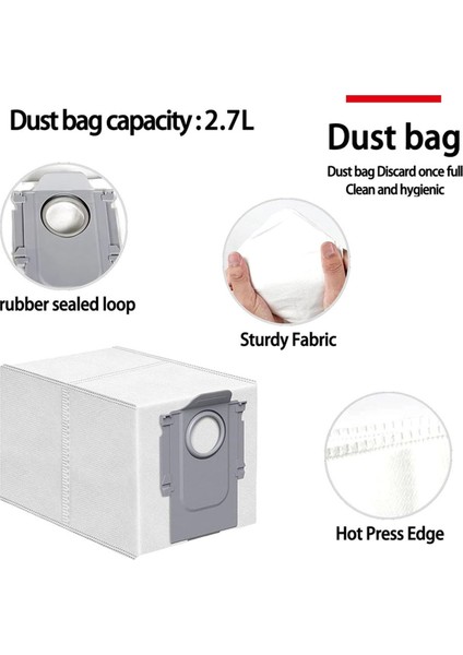 Qrevo Curv / P20 Pro Robot Süpürge Yedek Parçaları Hepa Filtre Paspas Bezi Toz Torbası Aksesuarları ile Uyumludur (Yurt Dışından) indirimleri