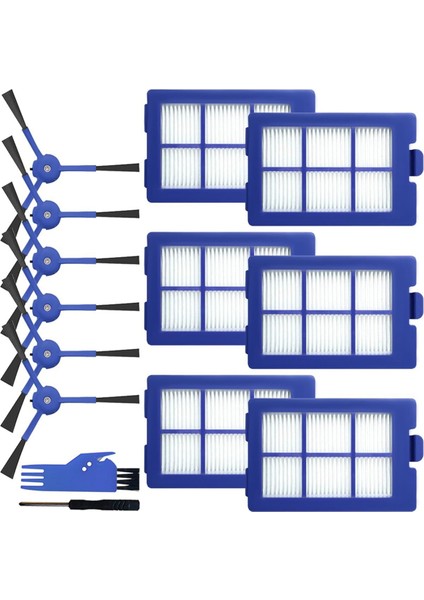 Robovac X8 Hybrid Serisi Robot Süpürge Yan Fırça Hepa Filtreleri Için Yedek Parça Aksesuarları (Yurt Dışından)