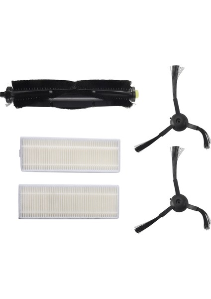 Qihoo 360 S10 X100 Max Robotik Süpürge Için 5 Adet Silindir Fırça Filtresi Yan Yedek Parçaları (Yurt Dışından)