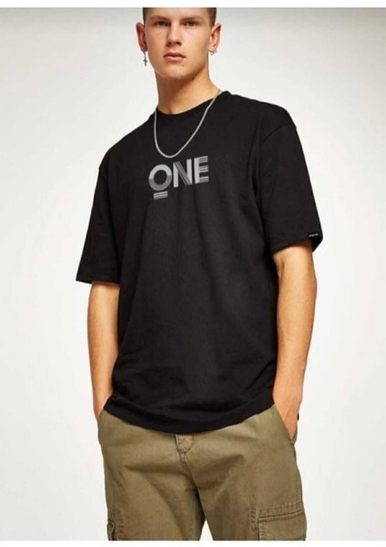 Malkoçbey One Baskılı Oversize Unisex Basic T-Shirt fiyatları