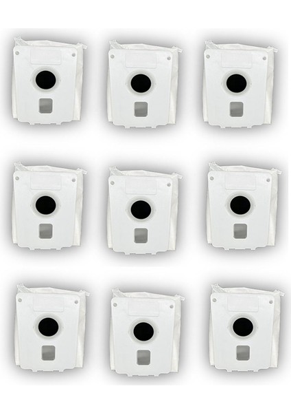 A939KBGS/A937KGMS Ev Tipi Elektrikli Süpürge Torbası Toz Toplama Çöp Temizleme Robotu Aksesuarları Için 9 Adet (Yurt Dışından)