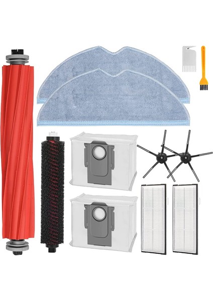 S7 Maxv Ultra Için, Pro Aksesuar Seti Ana Yan Fırça Hepa Filtre Paspas Torbası Için Yedek Parçalar (Yurt Dışından)