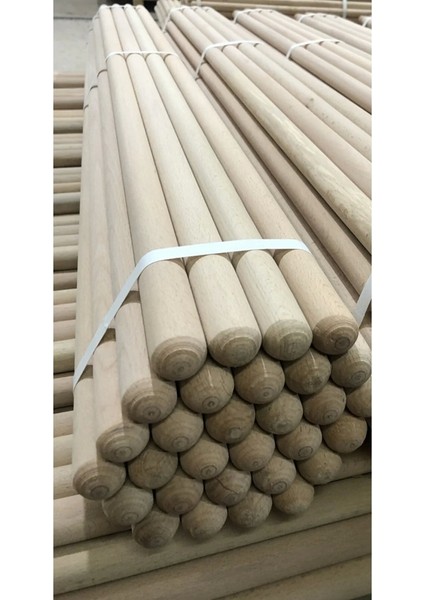 Fırça Sapı Ahşap Çam Süpürge Sapı 150 cm Mop Sapı Dayanıklı Sağlam 1 Adet
