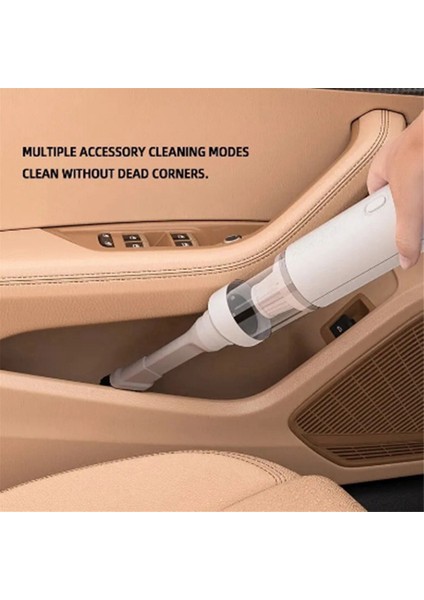 Kablosuz Araba Süpürgesi Yüksek Emiş Üfleme Hava Çıkarma Şarj Modeli Ev ve Beyaz (Yurt Dışından) modelleri