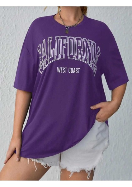 Malkoçbey Holıday Baskılı Oversize Unisex Basic T-Shirt