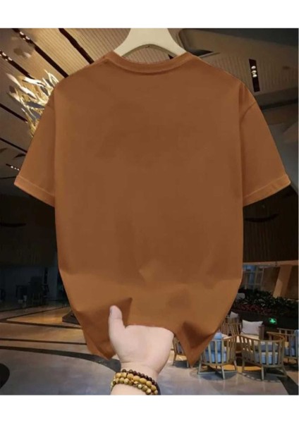 Malkoçbey Houston Baskılı Oversize Unisex Basic T-Şihirt fiyatları