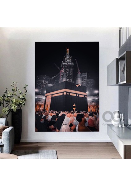 Kaabe Tablo Kanvas Canvas Hediyelik Duvar Dekarasyon Süsü Hediyelik Ölçü Seçmeyi Unutmayınız :)