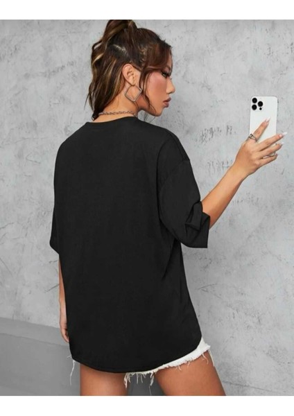 Malkoçbey 6kalp Baskılı Oversize Unisex O Yaka Swaetşhirt fiyatları