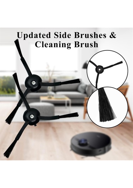 S8 Maxv Ultra / Max Robot Vakum Yedek Parçaları Yıkanabilir Ana Yan Fırça Toz Torbası (Yurt Dışından) fırsatları