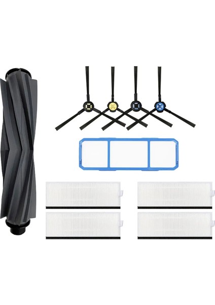 Ssra1 Robotik Süpürge Silindiri Silikon Fırça Yan Hepa Filtre Yedek Parça Aksesuarları (Yurt Dışından)