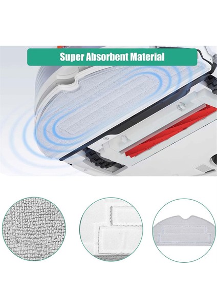 S8 Plus S8+ Pro Ultra Elektrikli Süpürge Hepa Filtre Paspas Bezi Toz Torbası Yedek Parçaları (Yurt Dışından) fiyatları