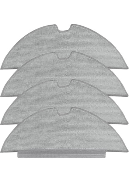 Robovac L35 HIBRIT/L35 Hibrit Kuru ve Islak Kullanım Için 4 Adet Bez Paspas Bezi Ped Zemin Temizliği (Yurt Dışından)