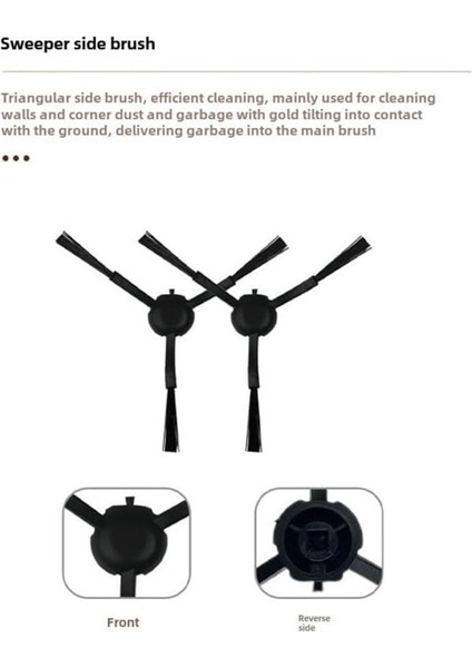 L10S Ultra L20 L40 X30 Robot Süpürge Parçaları Ana Yan Fırça Paspas Filtre Toz Torbası (Yurt Dışından) fiyatları