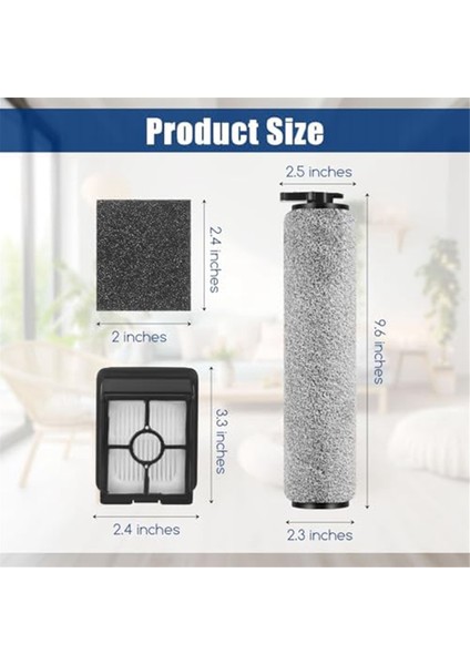 Hf3 3649A Vakum Hepa Filtreleri Temizleyici 2multi- Için Yedek Fırça Rulo Filtre Seti (Yurt Dışından) fırsatları