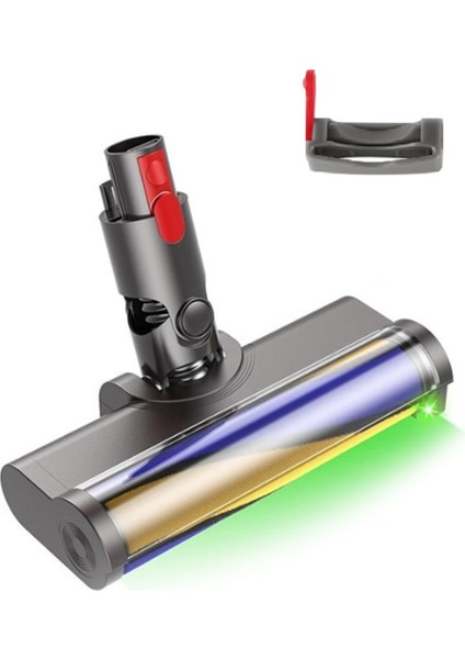 V7 V8 V10 V11 V15 Elektrikli Zemin Fırçası Başlığı Yeşil LED Işıklı Vakum Bağlantı Silindiri (Yurt Dışından)