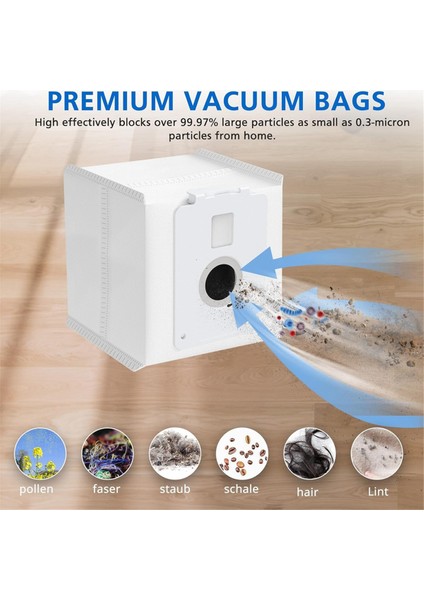 Cordzero All-In-1 Tower A939KBGS, A938KBGS ve A937KGMS Için 20'li Yedek Toz Torbaları (Yurt Dışından) modelleri