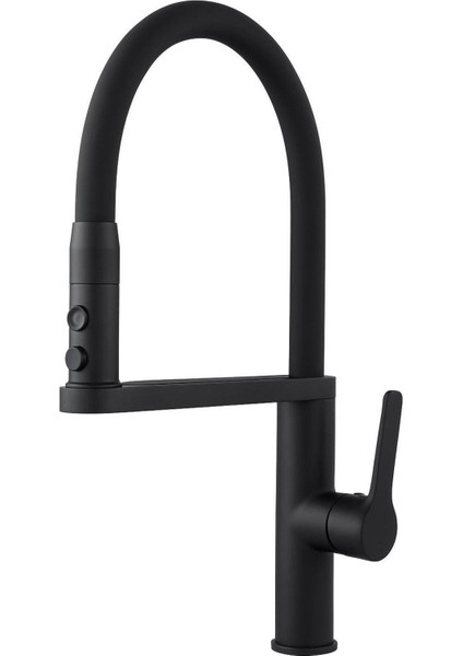 Kuğu 501 Ultra Black Eviye Mutfak Bataryası