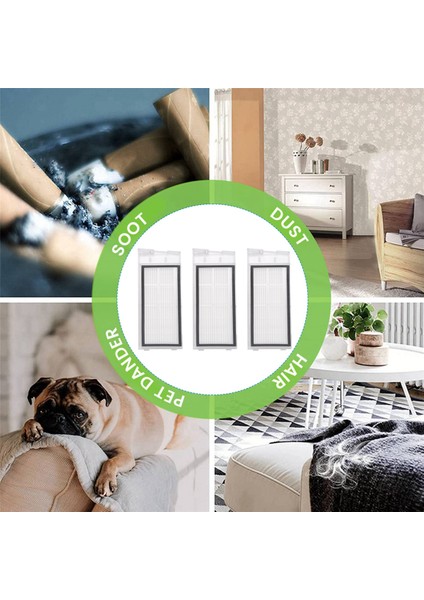 Eve Plus Robot Süpürge Hepa Filtre Ev Aksesuarları Için 3 Adet (Yurt Dışından) indirimleri