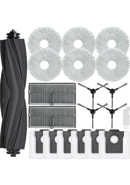 L10S Pro Ultra Heat Için Aksesuar Seti, Yedek Parçalar Ana Fırça, Toz Torbaları, Paspas, Filtreler, Yan Fırça (Yurt Dışından)