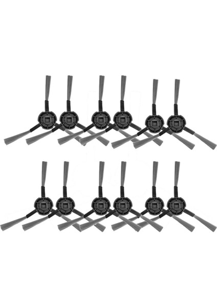 Bot L20 Ultra / X20 Pro Elektrikli Süpürge Aksesuarları Için 12 Adet Yedek Parça Yıkanabilir Yan Fırça (Yurt Dışından)