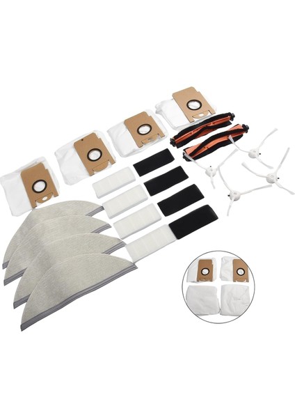 R1/R1A/R1 Pro/s1 Robot Süpürge Ana Yan Fırça Hepa Filtre Paspas Bezi Yedek Parçaları (Yurt Dışından) fırsatları