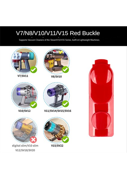 V7 V8 V10 V11 V15 Elektrikli Süpürge Başlığı Klips Mandal Sekmesi Düğme Parçaları Yaylı Anahtar-1 (Yurt Dışından) fırsatları