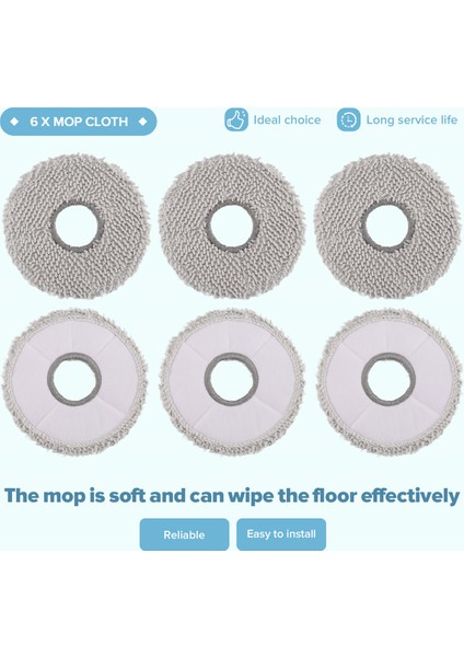 T30 Pro Omni / Robot Süpürge Aksesuarları, Ana Fırça, Toz Torbaları, Bezler, Filtreler (Yurt Dışından) indirimleri