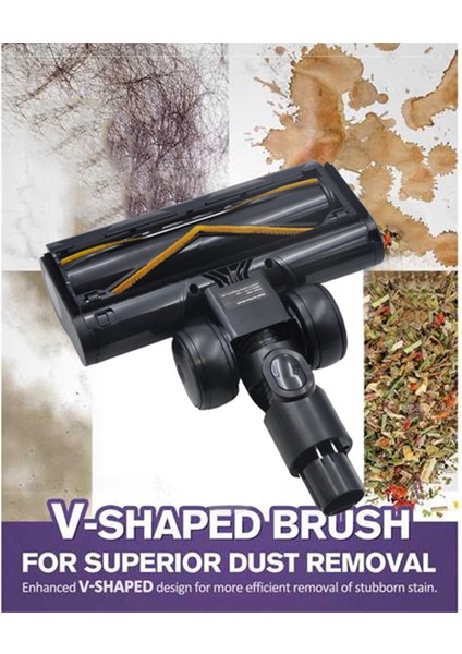 R10 R20 R30 T20 T20PRO T30 Elektrikli Süpürge Için Sert Zemin Fırçası Ataşmanı LED Toz Optik Algılama ile (Yurt Dışından) modelleri