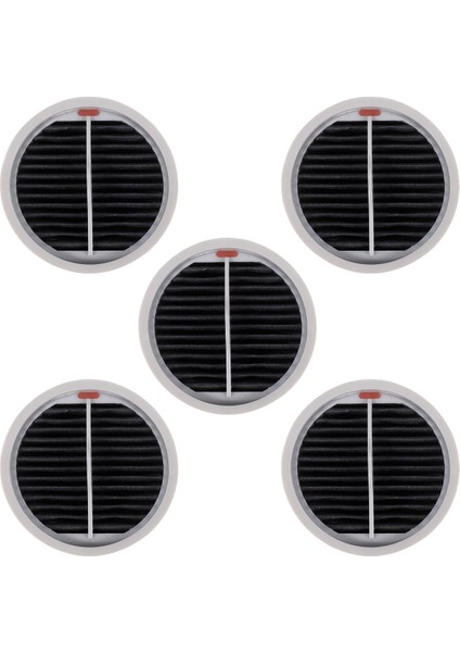 X20 / X30 S2 F8 Storm Pro Kablosuz Elektrikli Süpürge Için 5 Adet Yıkanabilir Hepa Filtre (Yurt Dışından)