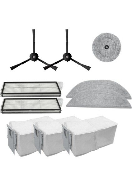 S8 Maxv Ultra Robot Yan Fırça Hepa Filtre Paspas Bezi Elektrikli Süpürge Yedek Parça Aksesuarları Için Yedek (Yurt Dışından)