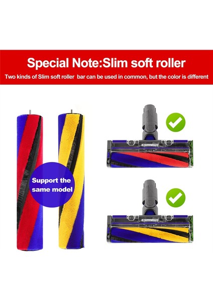 V8 Slim V10 V12 Detect V15 Parça No. 971634-01 A Için Yumuşak Silindir Başlığı Fırça Çubuğu Değişimi (Yurt Dışından) fırsatları