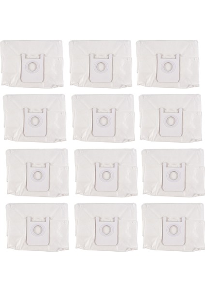 Eve Plus Robot Süpürge Parçaları Için 12 Adet Toz Torbası Çöp Depolama Yedek Aksesuarları (Yurt Dışından)