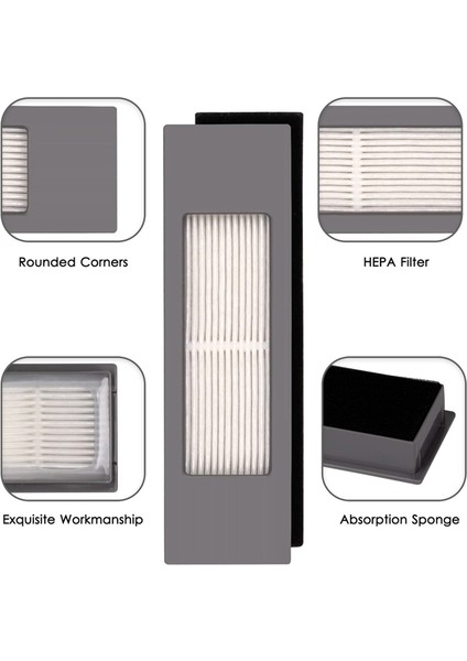 Ozmo 920 950 T8 Max T9 T5 N5 N7 N8+ N8 Robot Süpürge Için 10 Adet Aksesuar Seti (Yurt Dışından) fırsatları