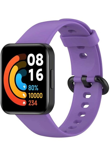 Xiaomi Redmi Watch 2 Lite Uyumlu Klasik Kordon Kflg - Kırmızı fiyatları