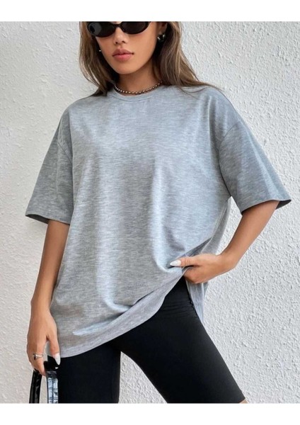 Malkoçbey Baskısız Oversize Unisex Basic T-Shirt fiyatları