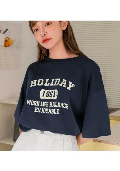 Malkoçbey Baskısız Oversize Unisex Basic T-Shirt