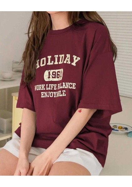 Malkoçbey Los Angeles Baskılı Oversize Unisex Basic T-Shirt fiyatları