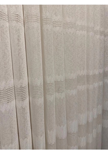 Nivemeshome Özel Dokulu Modern 1/3 Sık Pileli Tül Perde Apm fiyatları