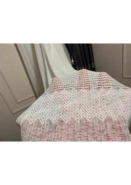 Nivemeshome Özel Dokulu Modern 1/3 Sık Pileli Tül Perde Apm modelleri