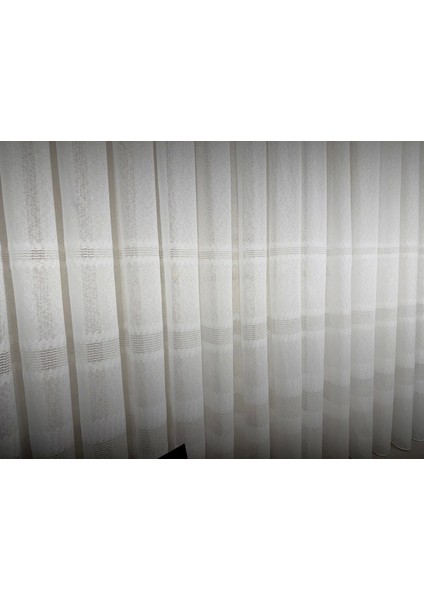 Nivemeshome Özel Dokulu Modern 1/3 Sık Pileli Tül Perde Apm indirimleri