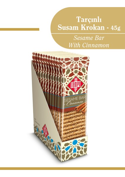 Tarçınlı Susam Krokan 45 G x 12 Adet