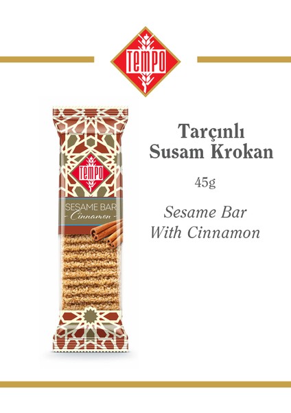 Tarçınlı Susam Krokan 45 G x 12 Adet fiyatları