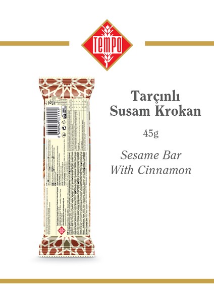 Tarçınlı Susam Krokan 45 G x 12 Adet fırsatları