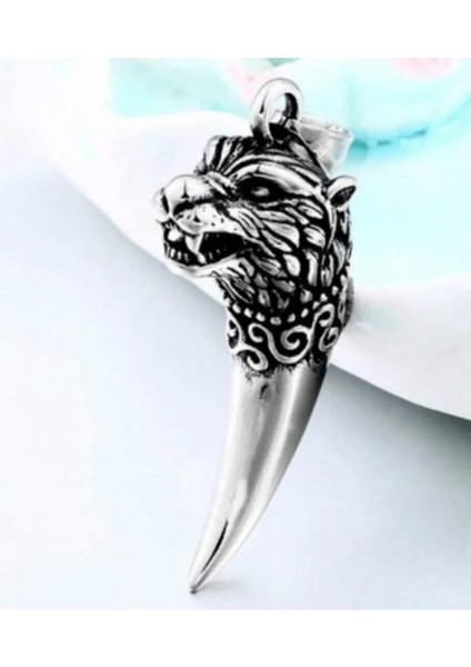 Paslanmaz Çelik Kurt Dişi/kurt Başı Kolye fiyatları