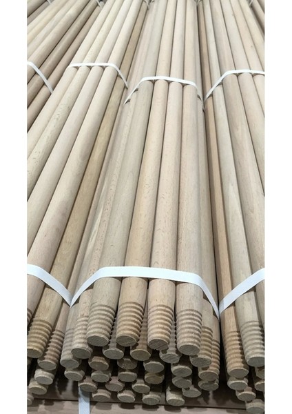 Fırça Sapı Ahşap Çam Süpürge Sapı 150 cm Mop Sapı Dayanıklı Sağlam 60 Adet fiyatları