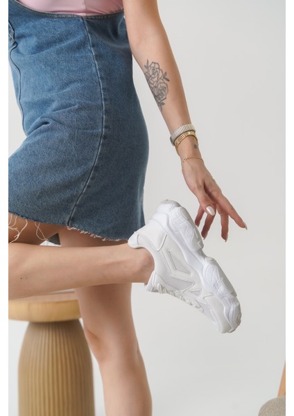 D0141 Kadın Günlük Ortopedik Sneaker Spor Ayakkabı fiyatları