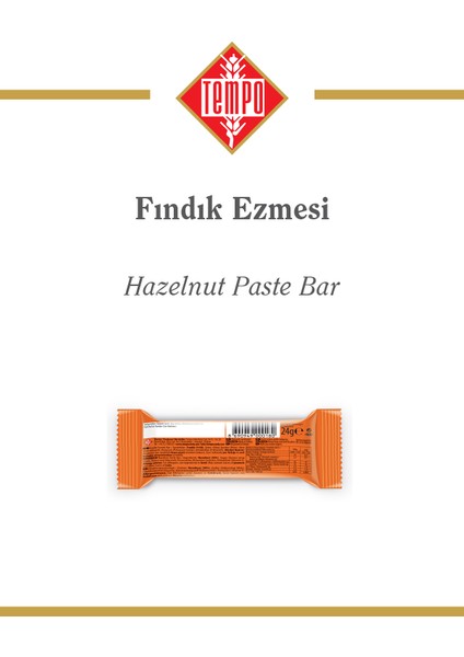 Fındık Ezmesi 24 G x 24 Adet fırsatları