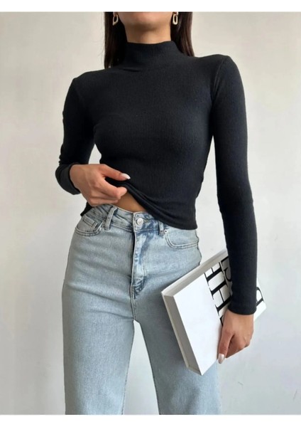 Balıkçı Yaka Yumuşak Dokulu Triko Kazak