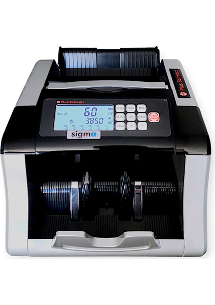 Schwarz Para Sayma Makinesi - Tl Karışık Sayım, Geçersiz Banknot Kontrol + Müşteri Ekranı